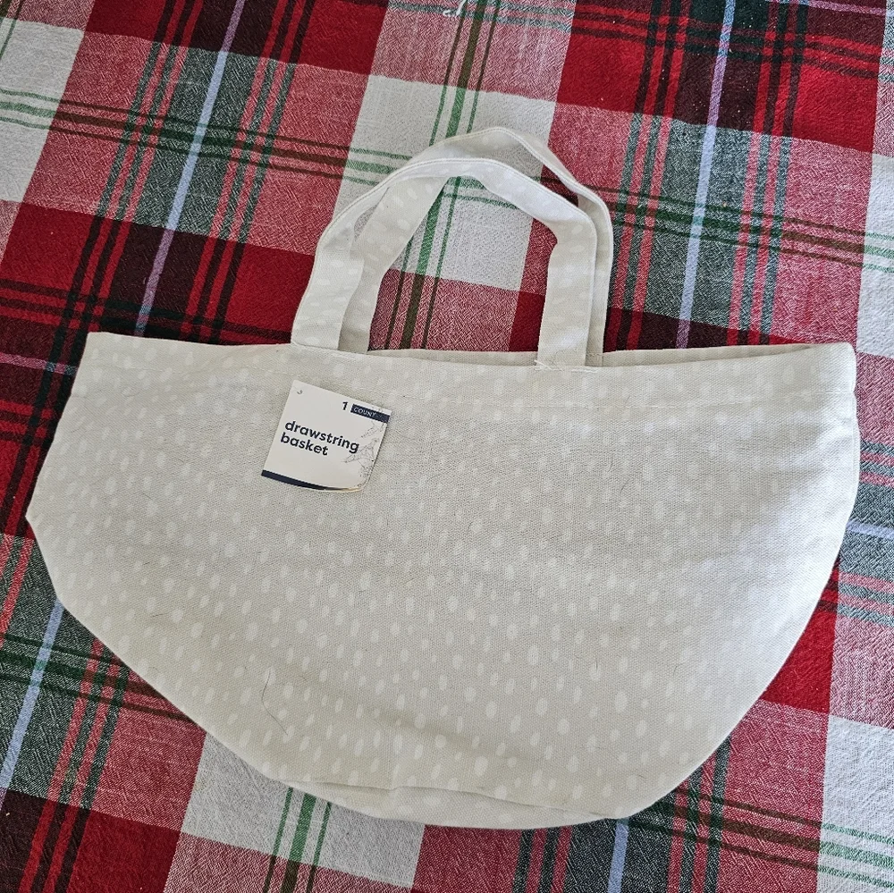 Personalized Drawstring Basket by Beautiful Beacons